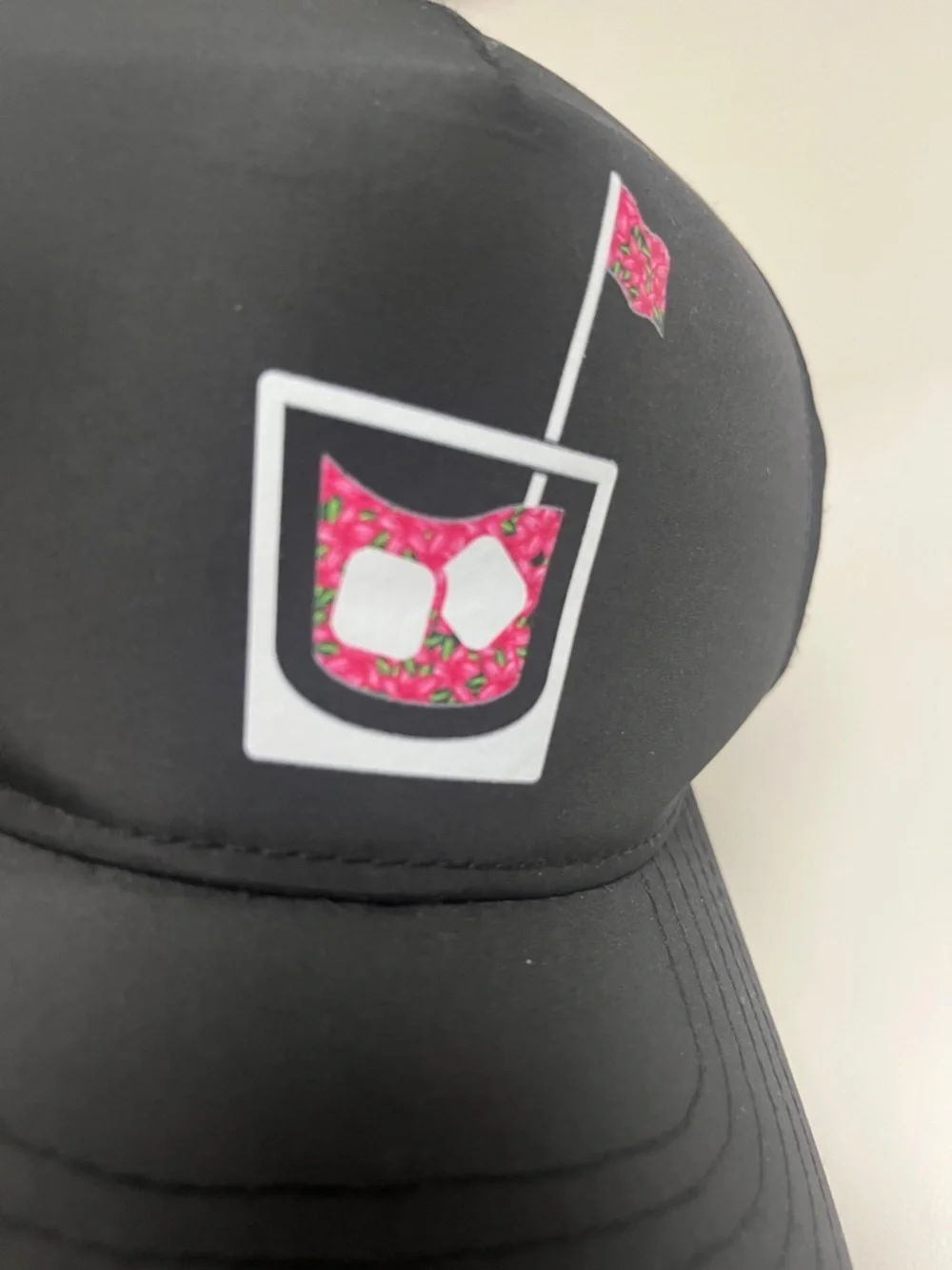 Barstool black trucker